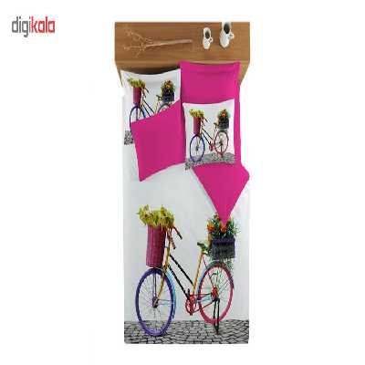 سرویس کاور لحاف کالرز آو فشن طرح Bike دو نفره 6 تکه