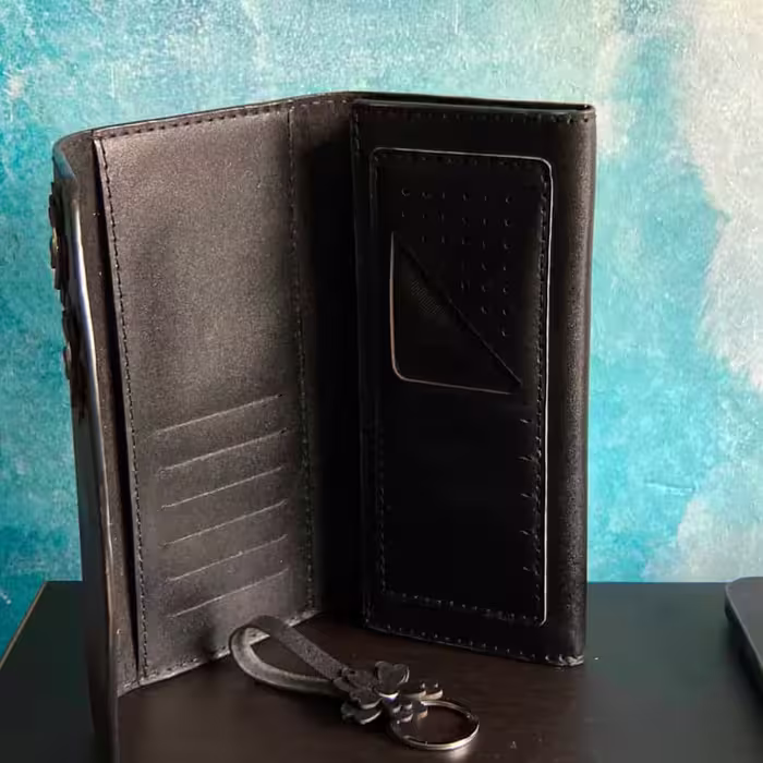 کیف دستدوز چرم زنانه 