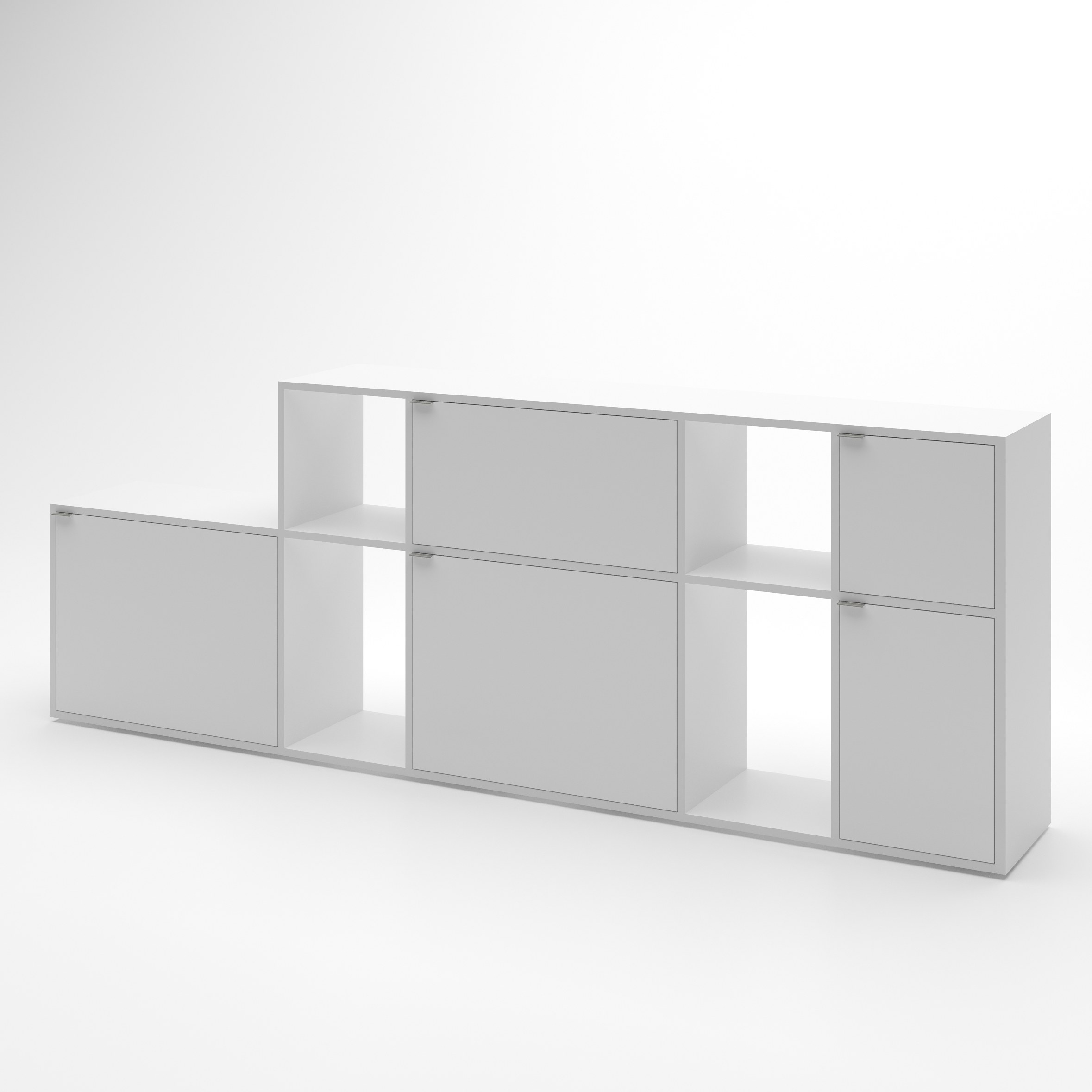 میزکنسول ظاهر مدرن سفید  و رنگبندی مختلف-جادار