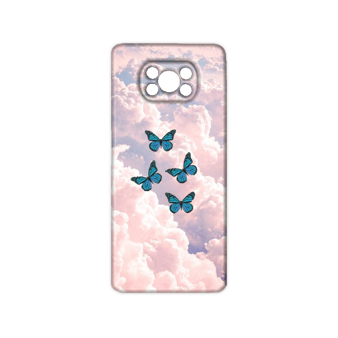 کاور مدل پروانه کد 077 مناسب برای گوشی موبایل شیائومی Poco X3 NFC / Poco X3 Pro / Poco X3