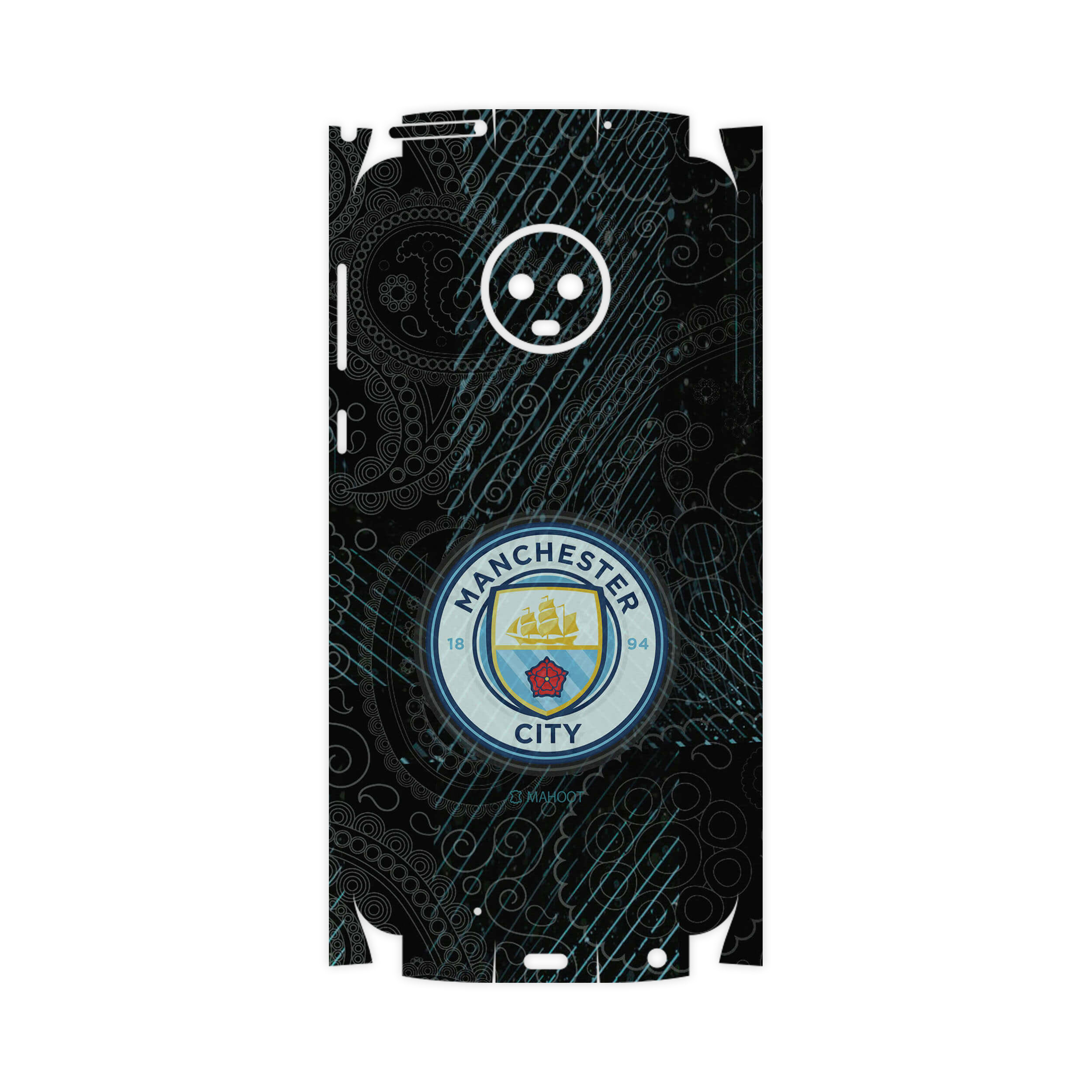 برچسب پوششی ماهوت مدل Manchester-City-FullSkin مناسب برای گوشی موبایل موتورولا Moto G6