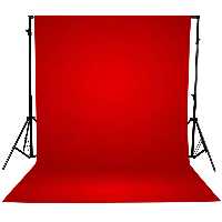 فون بک گراند قرمز شطرنجی 2x3m