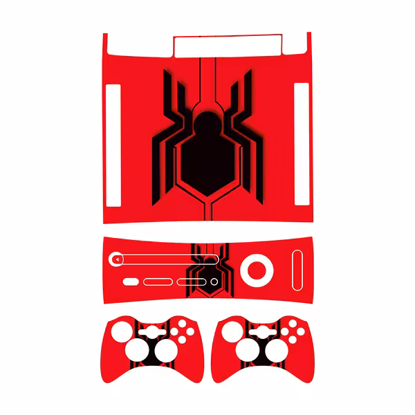 برچسب ایکس باکس 360 آرکید توییجین وموییجین مدل Spiderman 09 مجموعه 4 عددی
