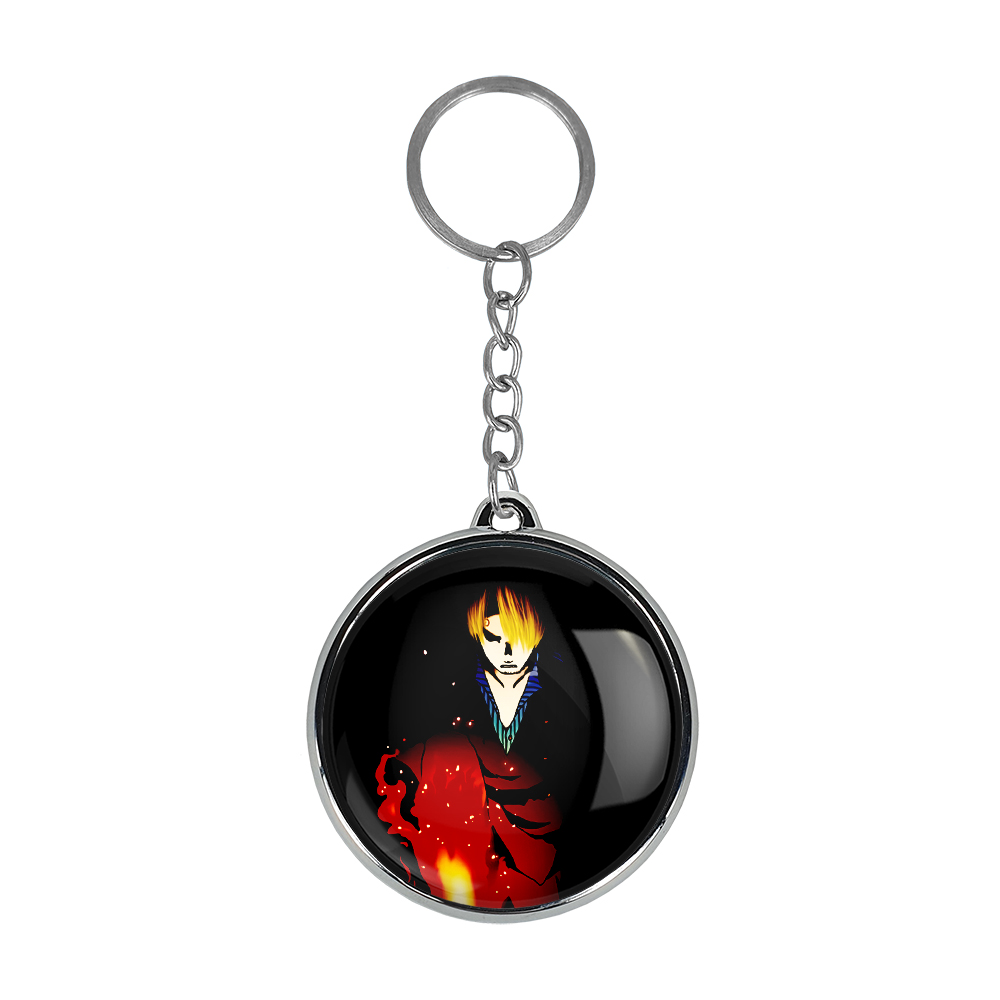 جاکلیدی خندالو طرح لوفی و سانجی انیمه وان پیس مدل دوطرفه کد 1729617293