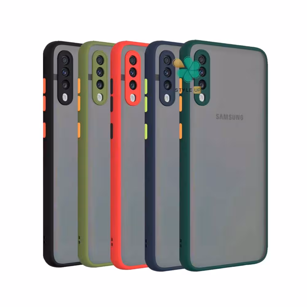 قاب گوشی سامسونگ Galaxy A70 مدل پشت مات محافظ لنزدار
