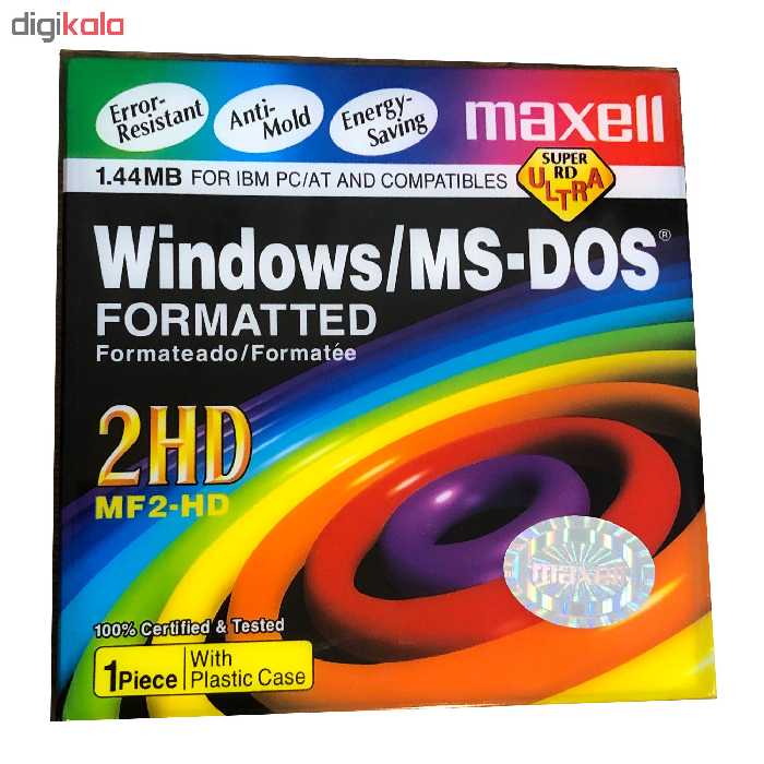 فلاپی دیسک قابدار مکسل مدل 2HD-1.44Mb