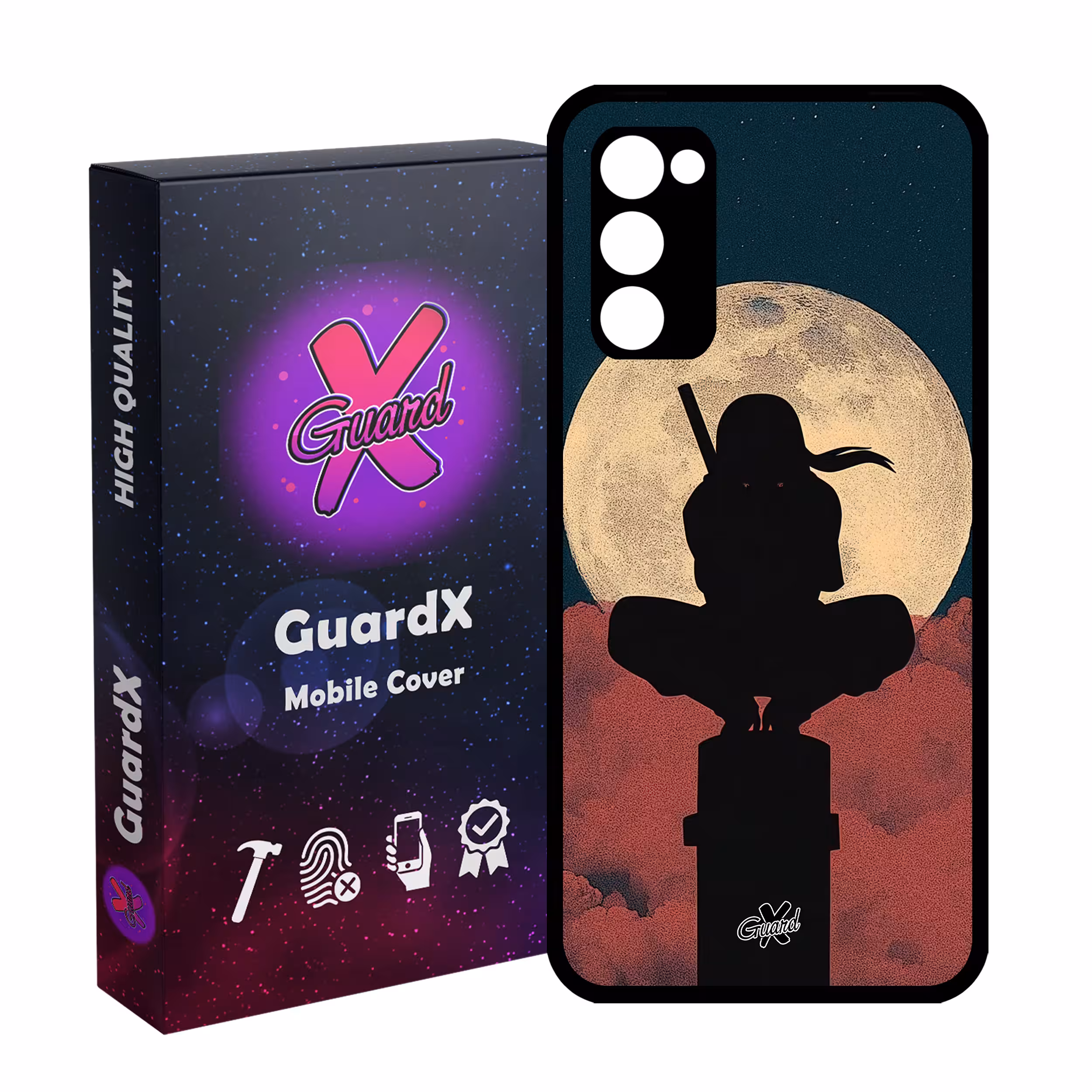 کاور گارد ایکس طرح ایتاچی انیمه مدل Glass10558 مناسب برای گوشی موبایل سامسونگ Galaxy S20 FE
