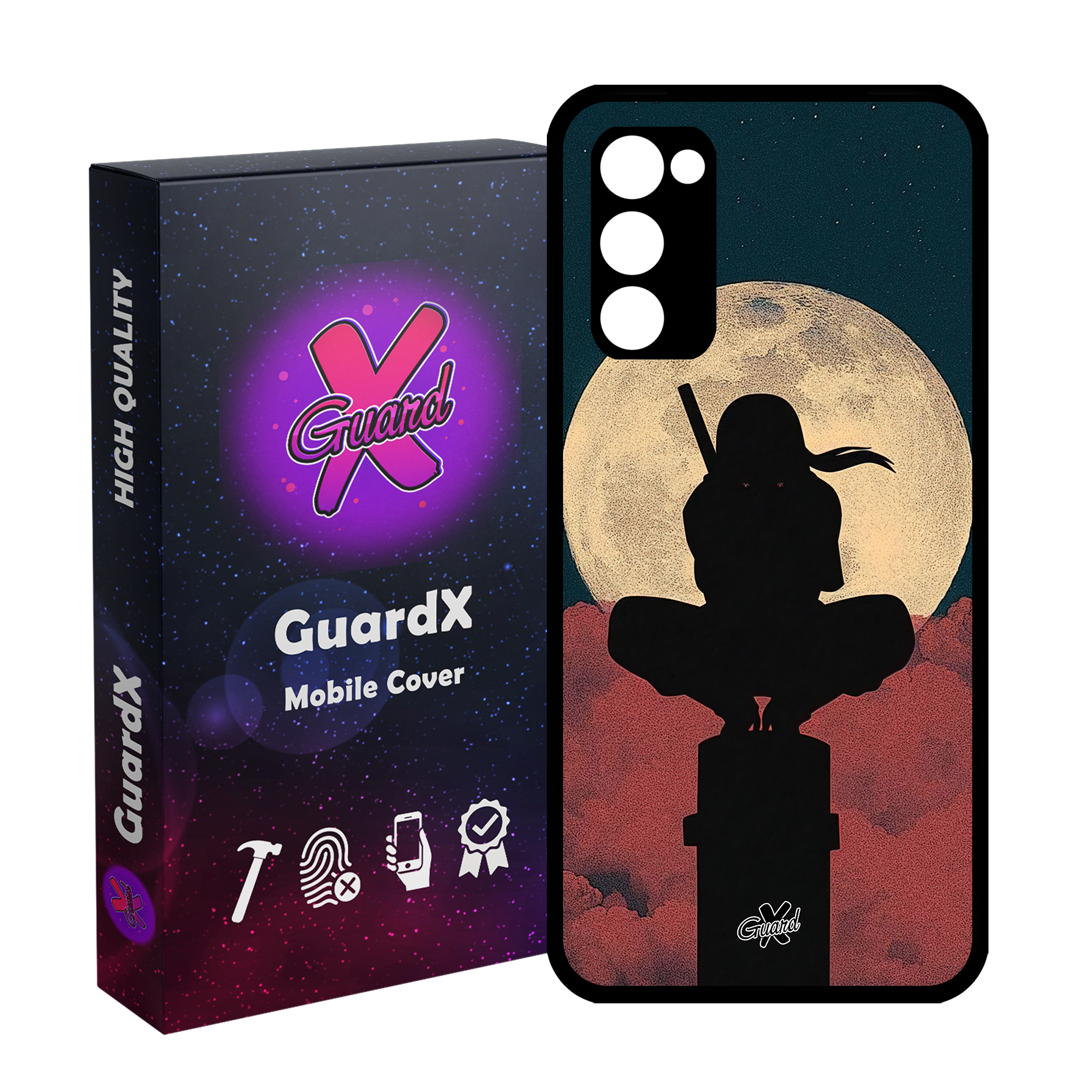 کاور گارد ایکس طرح ایتاچی انیمه مدل Glass10558 مناسب برای گوشی موبایل سامسونگ Galaxy S20 FE