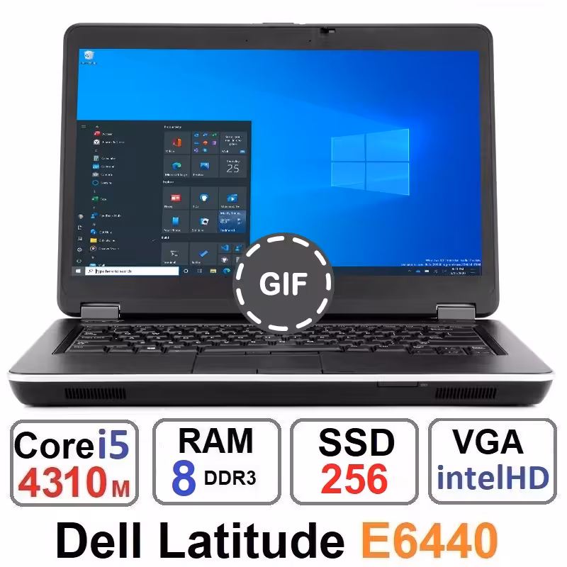 لپ تاپ دل Dell LatiTude E6440 Core i5 4310m رم8و256