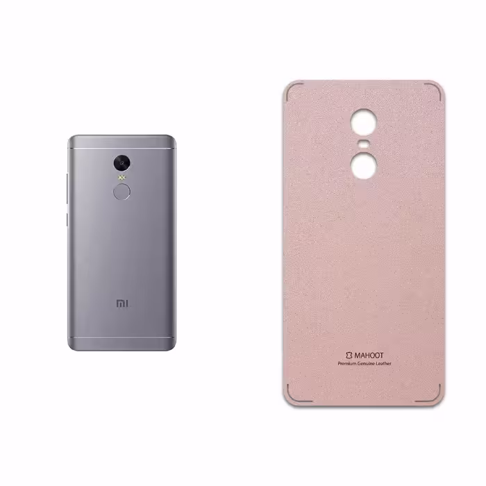 برچسب پوششی ماهوت مدل Rose Gold Leather مناسب برای گوشی موبایل شیائومی Redmi Note 4X