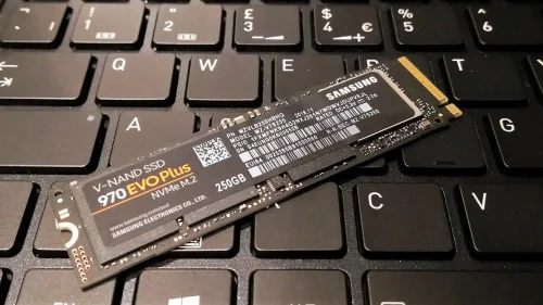 حافظه استوک SSD M.2 NVMe SAMSUNG 970 EVO PLUS 250GB (سلامت 97% – کارکرد 63 روز)