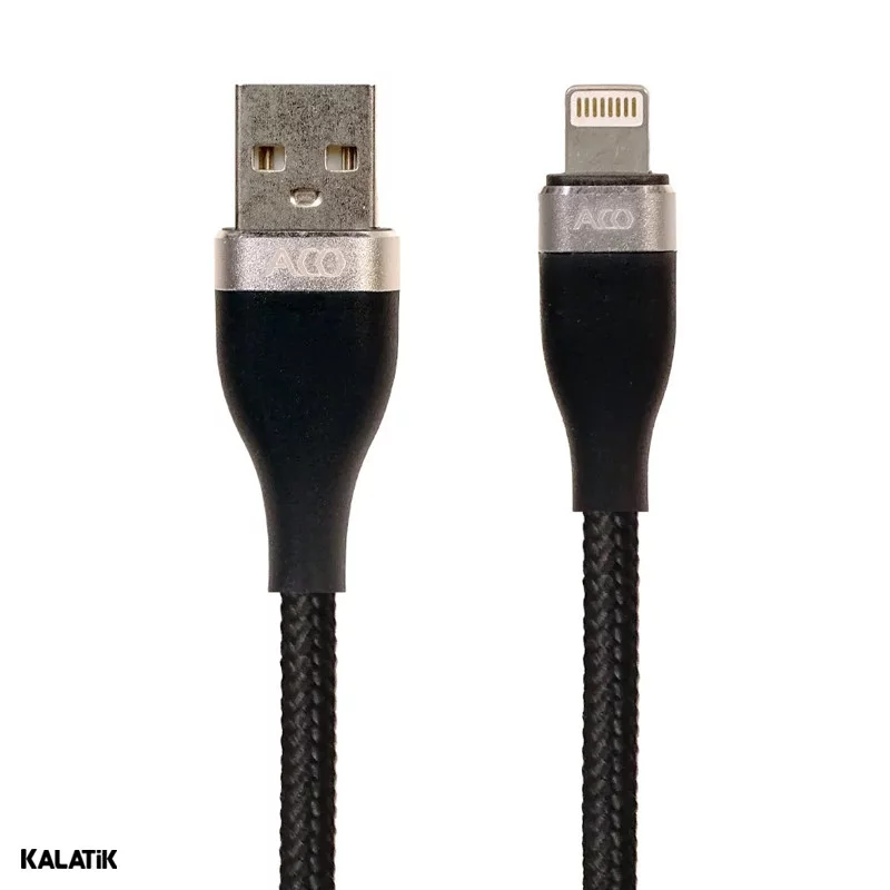 کابل تبدیل USB Type-A به لایتنینگ آکو مدل Ci Pro 02 به طول 1 متر