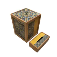 ست سطل و جای دستمال کاغذی مدل  z-15