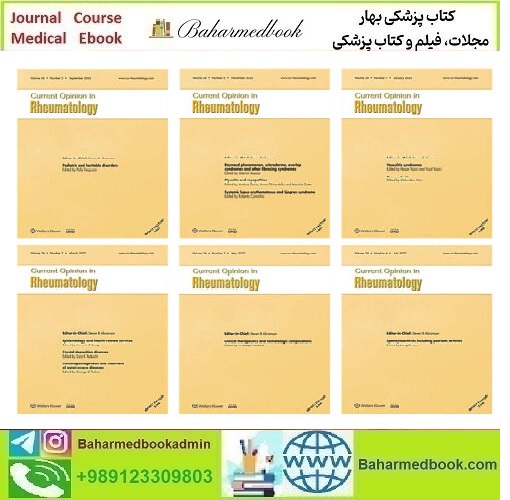 Current Opinion in Rheumatology 2024 Full Archives TRUE PDF