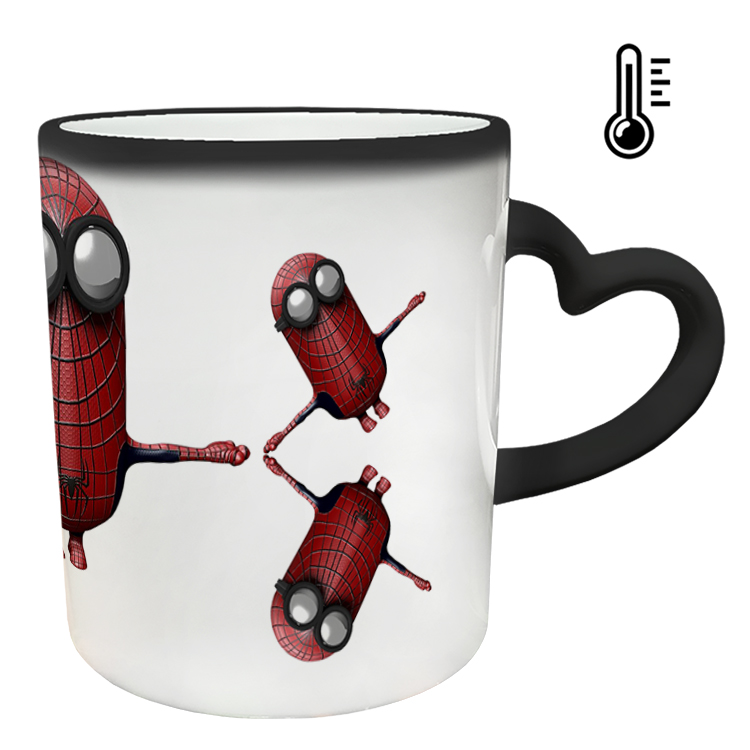 ماگ حرارتی مدل دسته قلبی طرح مینیون کد 91