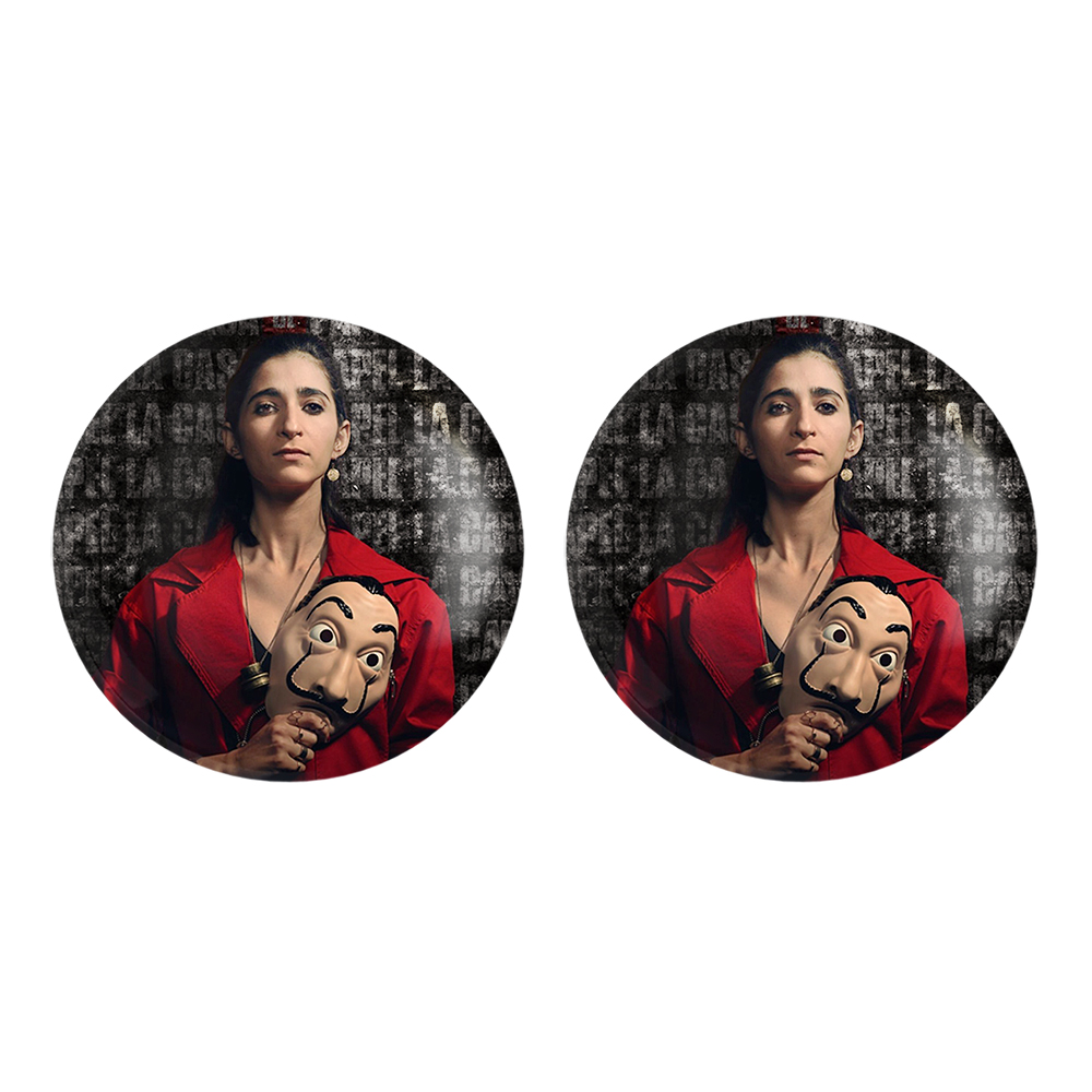 پیکسل خندالو مدل نایروبی سریال Money Heist کد 3227 به همراه مگنت