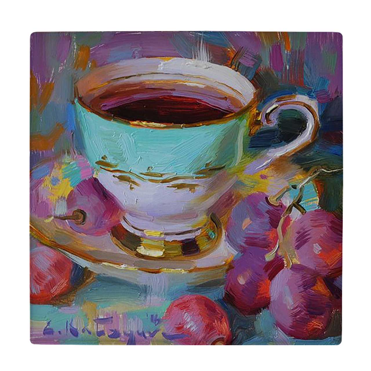 زیر لیوانی  طرح فنجان چایی کد    6147759_5422