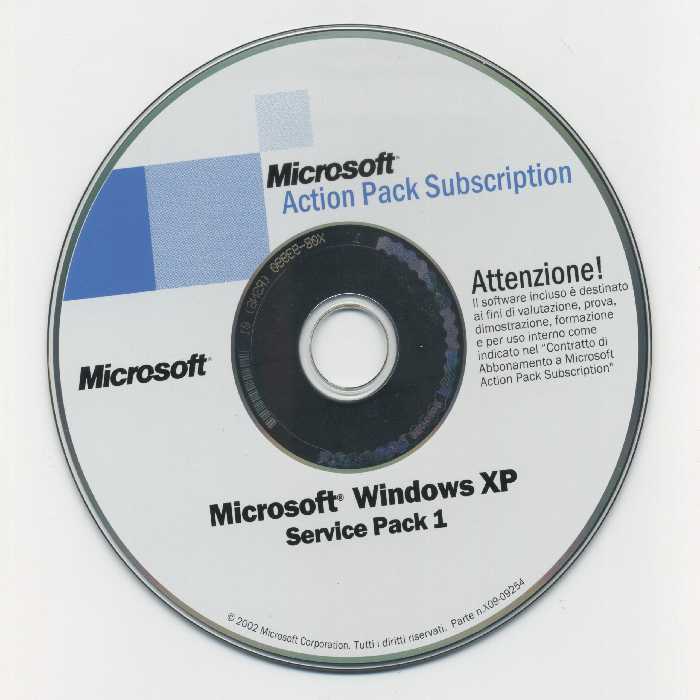 نرم افزار ویندوز Microsoft Windows XP Service Pack 1