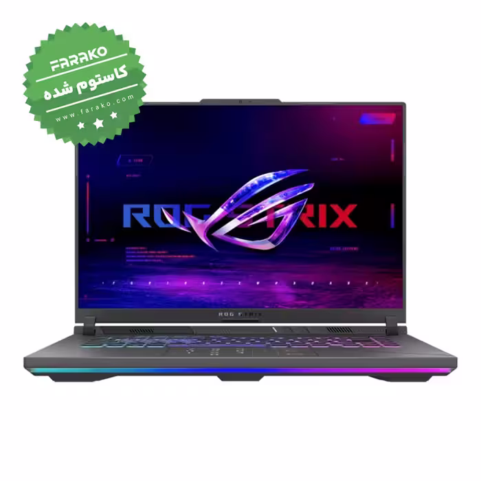 خرید و قیمت لپ تاپ ایسوس ROG Strix G16 G614JI نمایشگر 16 اینچی، پردازنده Core i9-13980HX، گرافیک 8 گیگابایت RTX 4070، رم 48 گیگابایت، حافظه یک ترابایت SSD - کاستوم شده