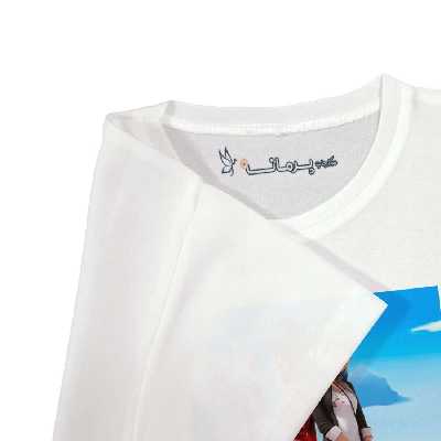 تی شرت بچگانه پرمانه طرح دختر کفشدوزکی کد pmt.5221