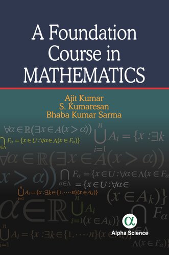خرید و دانلود نسخه کامل کتاب A Foundation Course in Mathematics