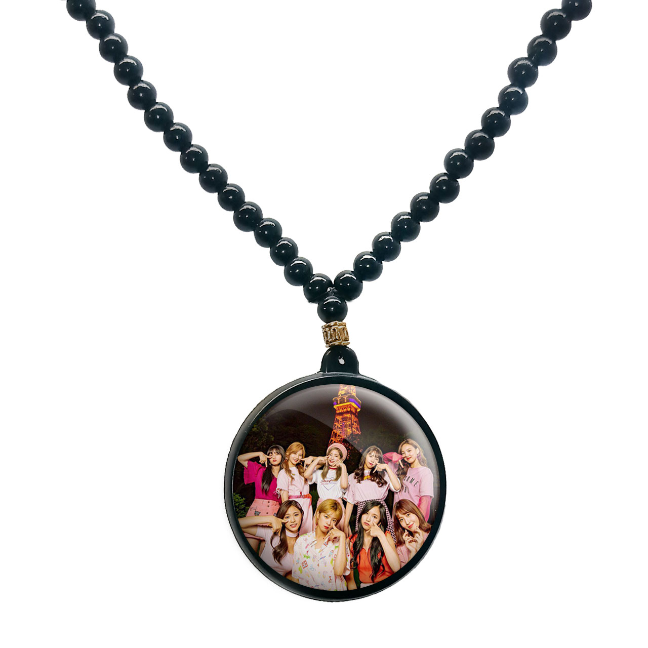 گردنبند پرمانه طرح تو ایس کد pmd.19492 مدل دو طرفه