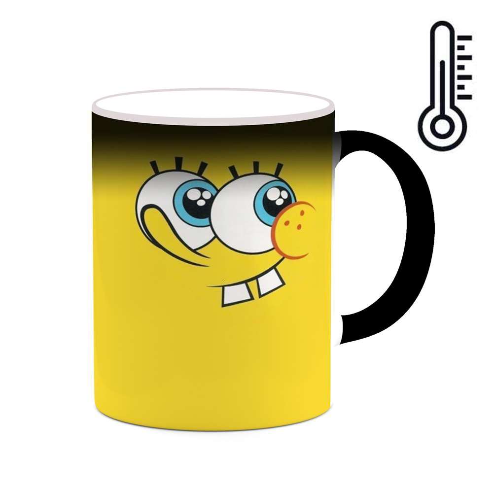 ماگ حرارتی کاکتی طرح کارتون باب اسفنجی مدل mgh23486