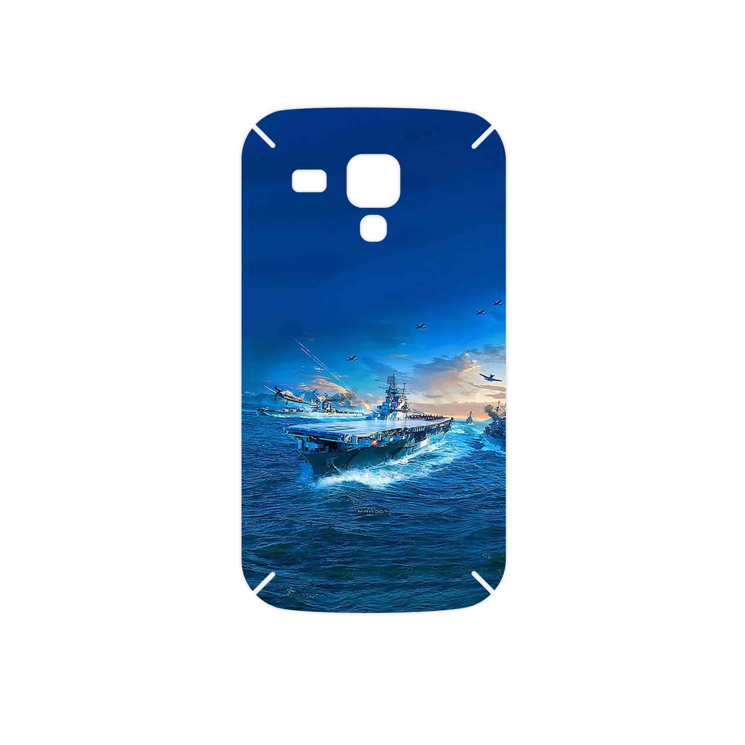 برچسب پوششی ماهوت مدل Warship مناسب برای گوشی موبایل سامسونگ Galaxy S Duos GT S7562