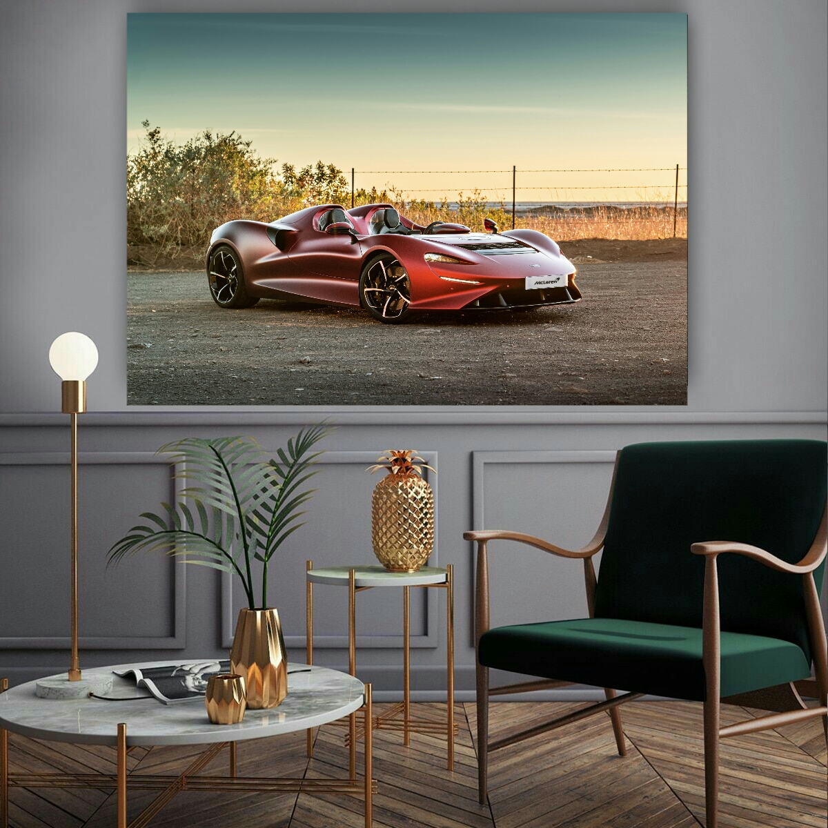 تابلو شاسی طرح ماشین لوکس مدل SDT1706