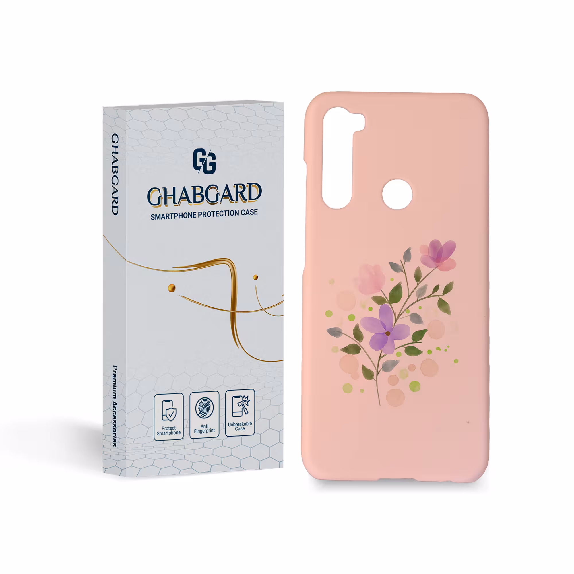 کاور قاب گارد مدل گل مناسب برای گوشی موبایل شیایومی Mi note 8