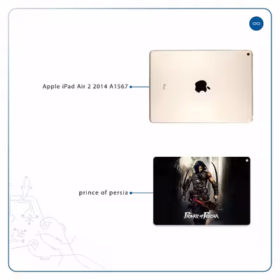 برچسب پوششی ماهوت مدل Prince of Persia مناسب برای تبلت اپل iPad Air 2 2014 A1567