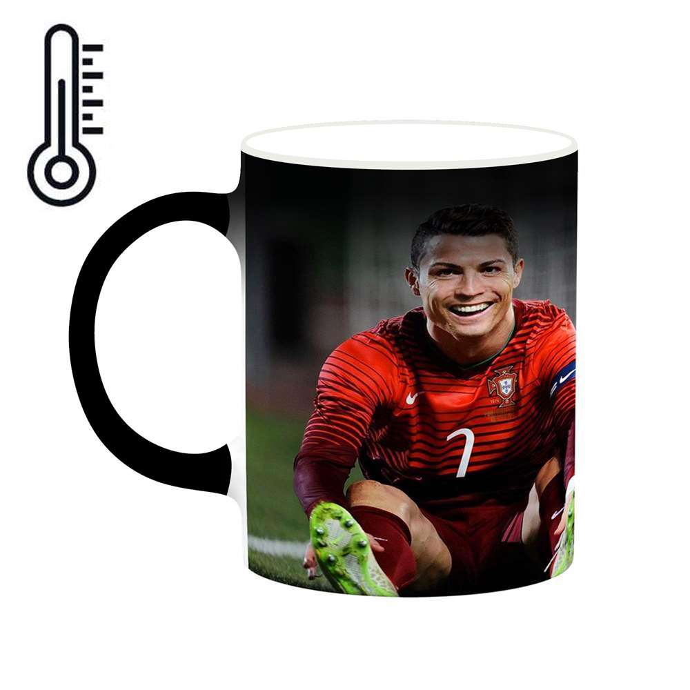 ماگ حرارتی کاکتی طرح کریستیانو رونالدو مدل mgh24837