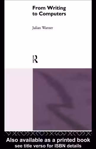 خرید و دانلود نسخه کامل کتاب From Writing to Computers