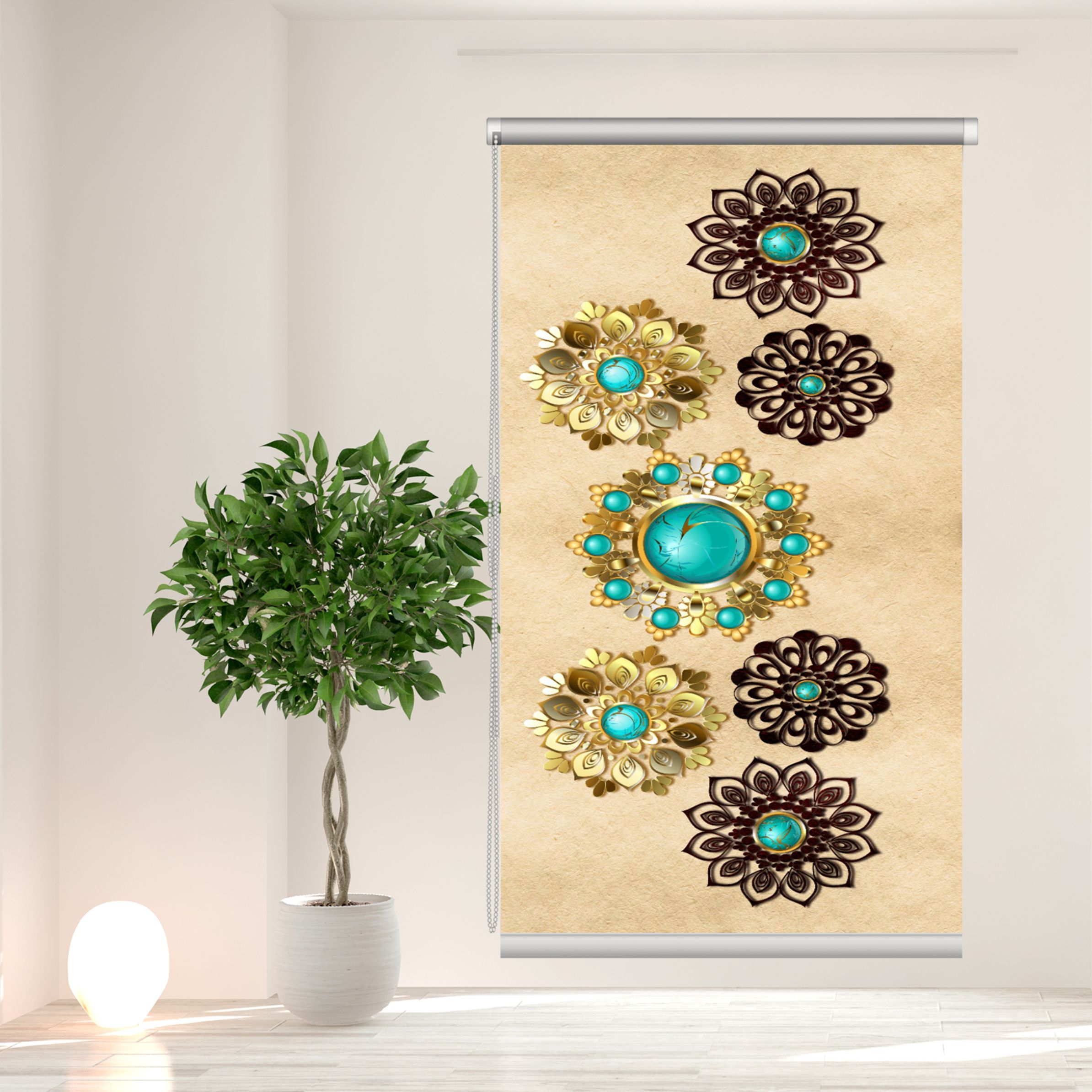 پرده شید کد 2118294 سایز 100x180 سانتیمتر