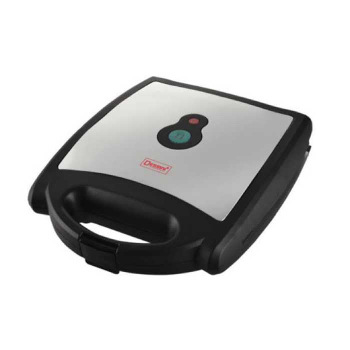 اسنک ساز دو کاره دسینی Dessini مدل 1400 وات 4 خانه بزرگ ساندویچ ساز گریل