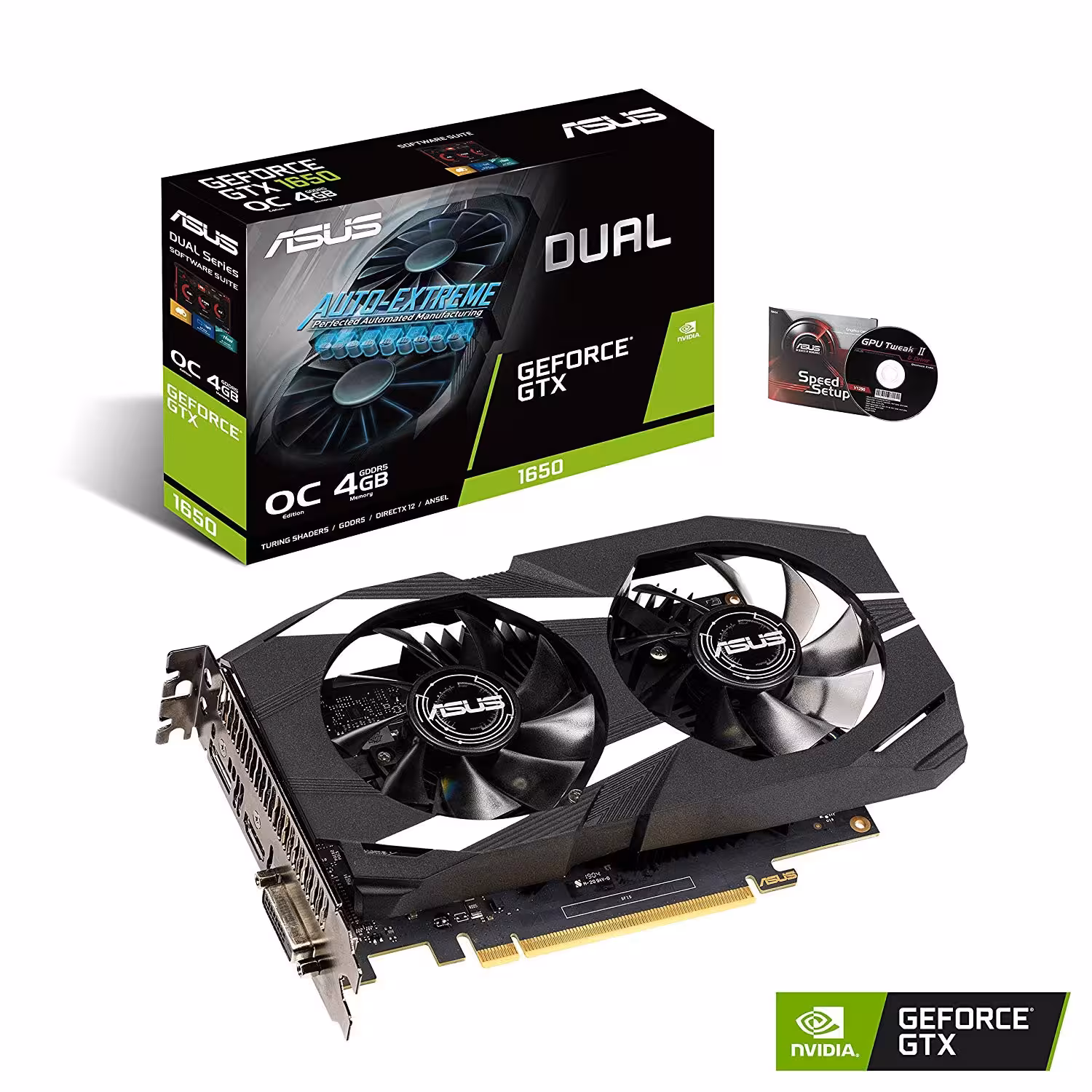کارت گرافیک ایسوس Dual GTX1650-O4G