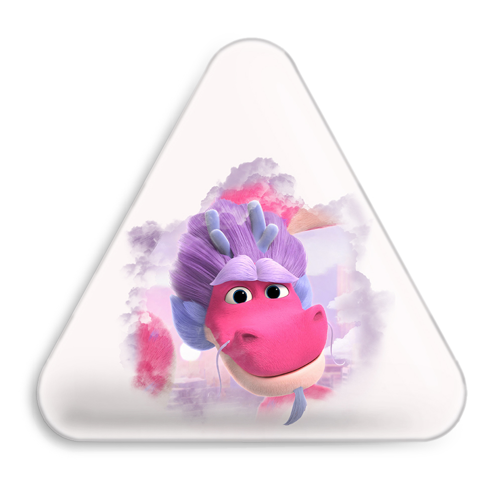 پیکسل خندالو طرح اژدهای آرزو مدل مثلثی کد 4775