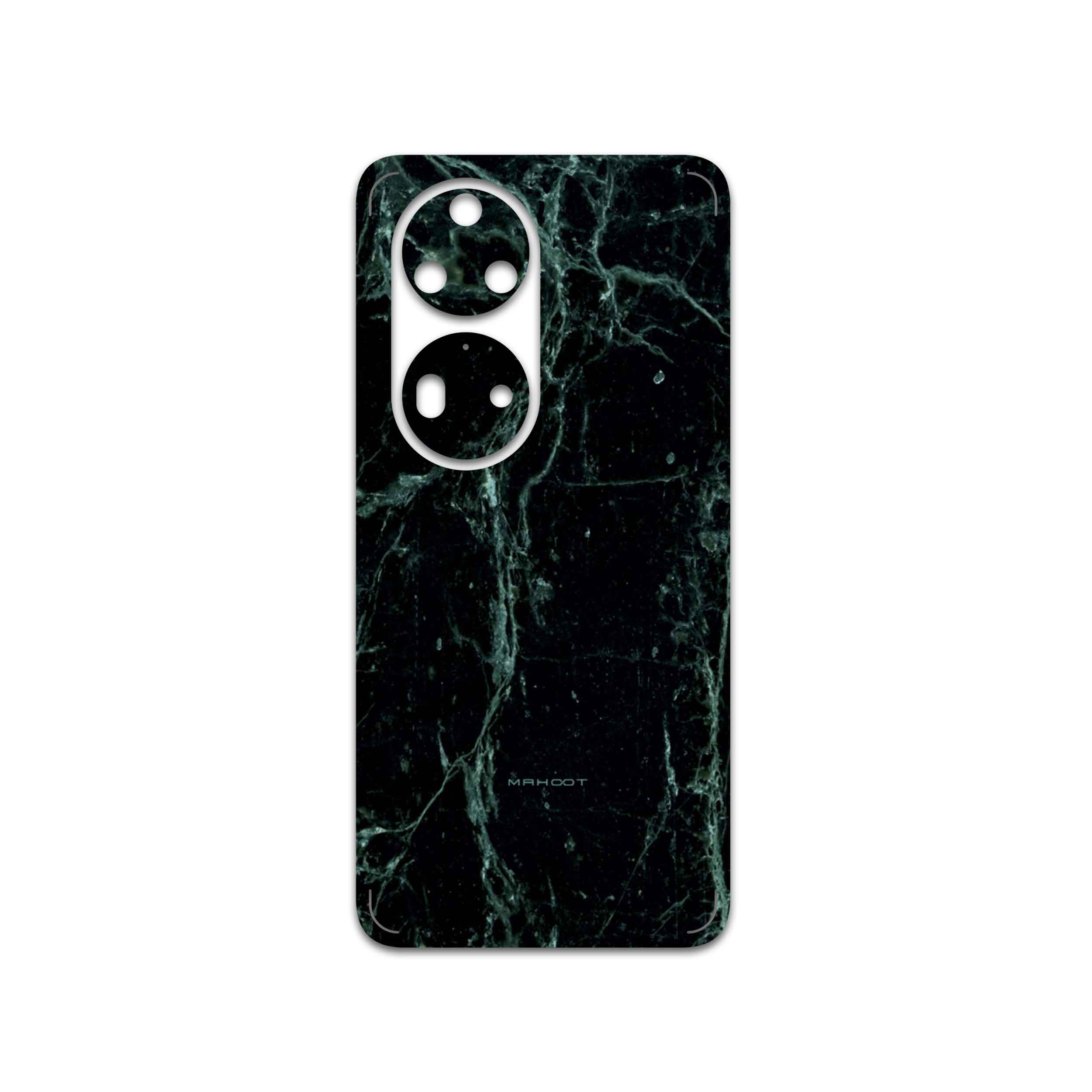 برچسب پوششی ماهوت مدل Graphite-Green-Marble مناسب برای گوشی موبایل هوآوی P50 Pro