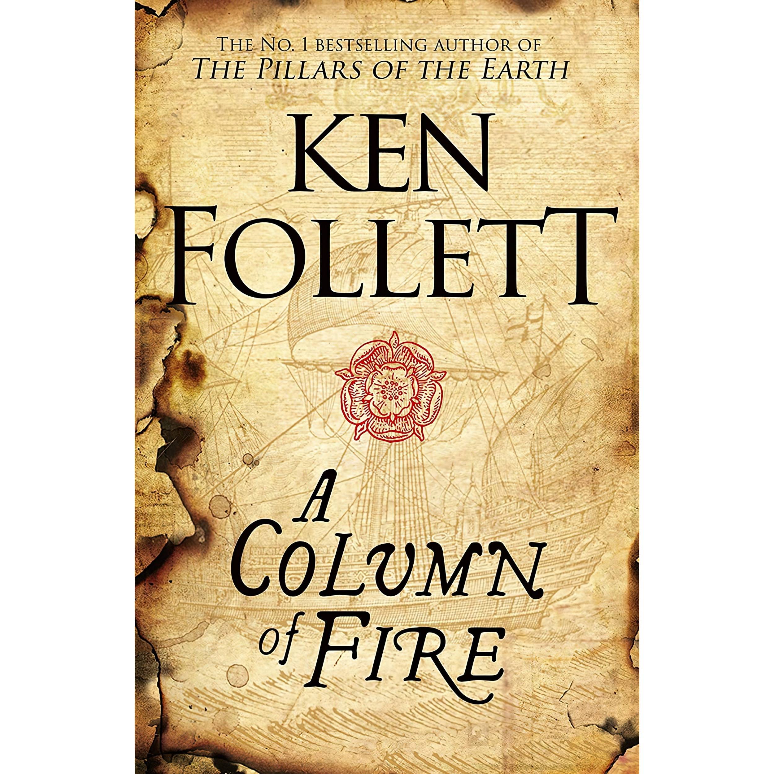 کتاب A Column of Fire اثر Ken Follett انتشارات Macmillan Publishers Ltd., London, Storbritannien
