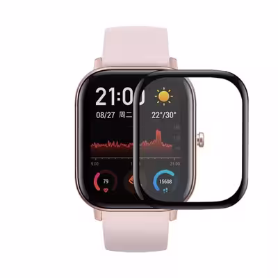 محافظ صفحه نمایش مدل pmma مناسب برای ساعت هوشمند آمازفیت GTS 2 mini