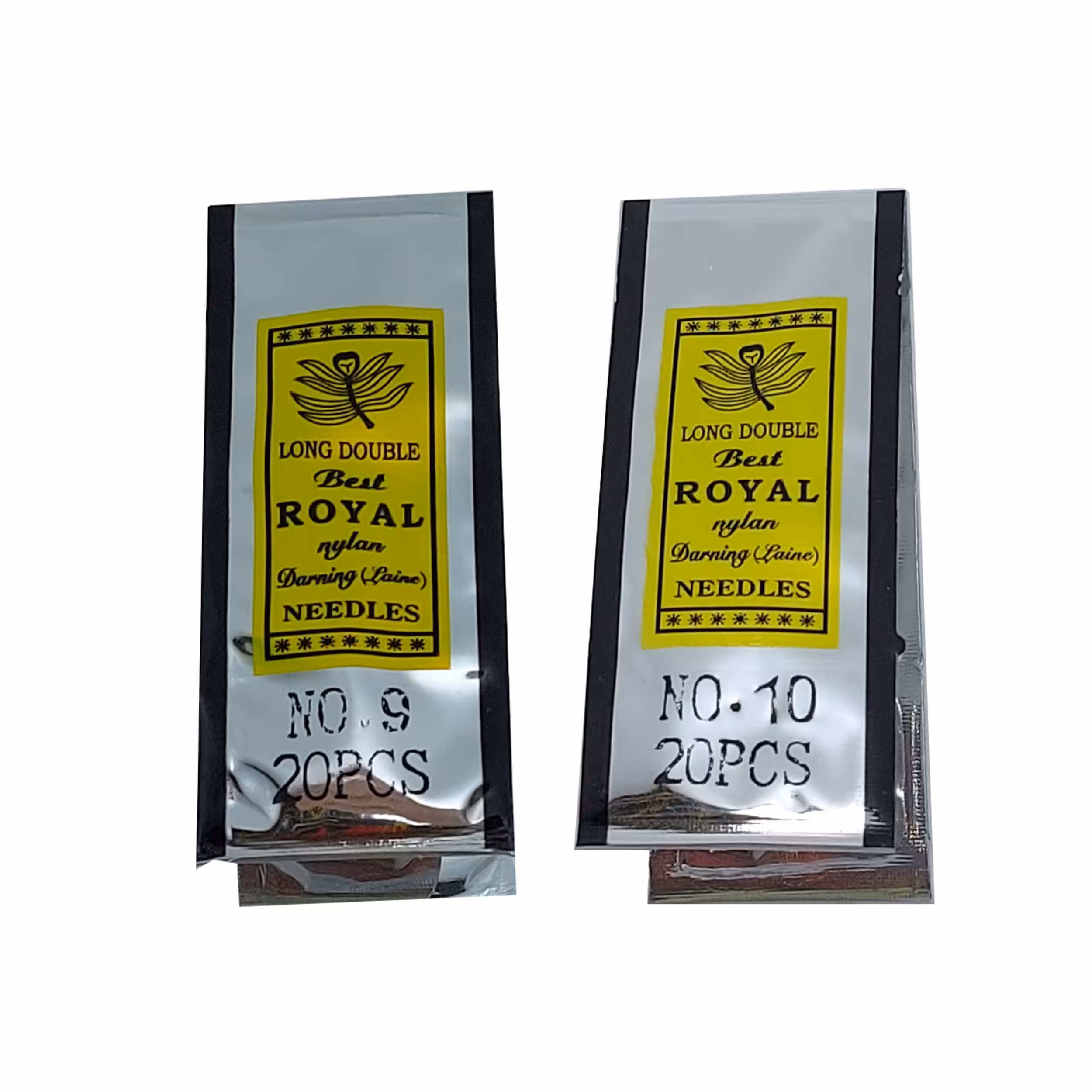 سوزن خیاطی رویال مدل R910 دو بسته 20 عددی