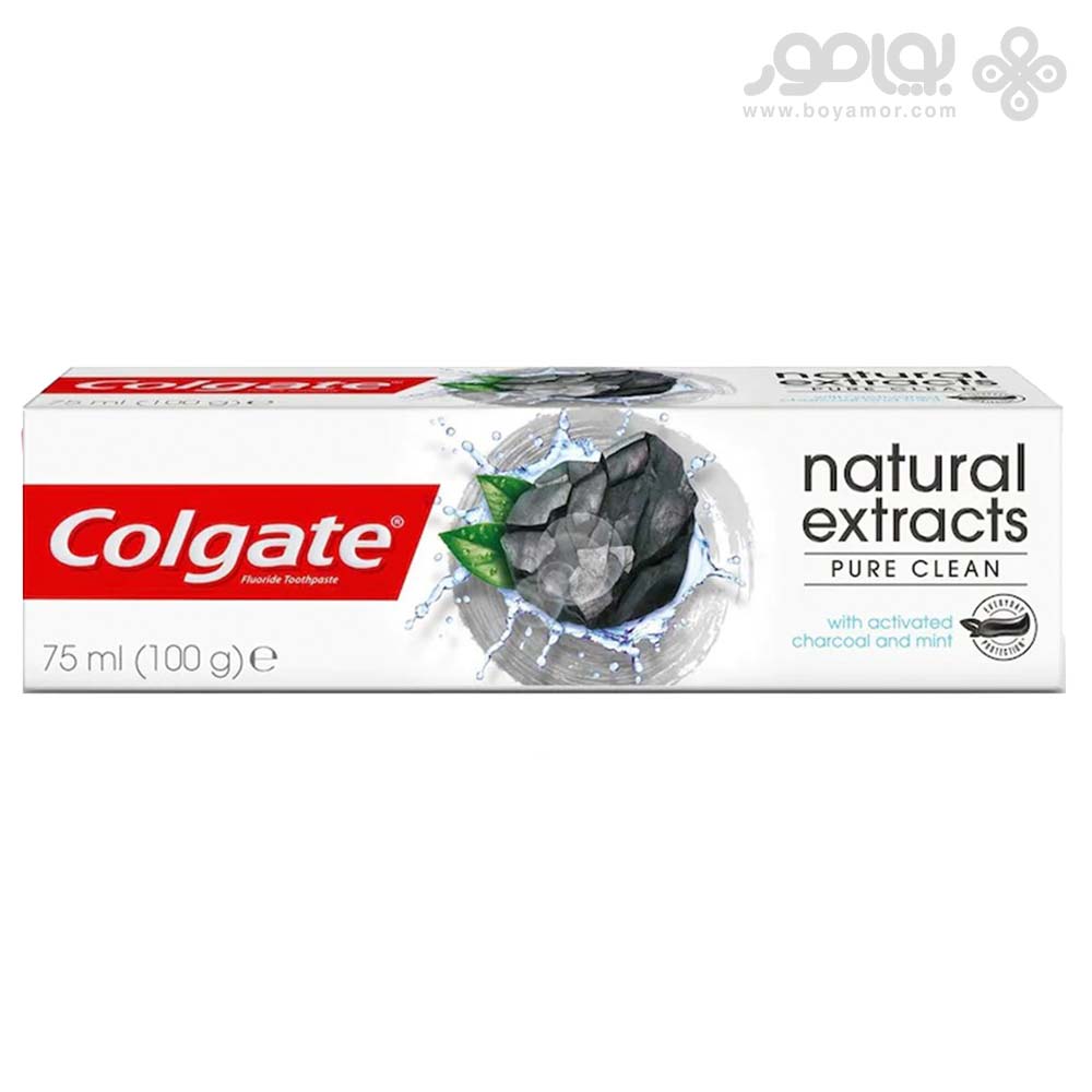 خمیر دندان کلگیت مدل NATURAL EXTRACT PURE CLEAN