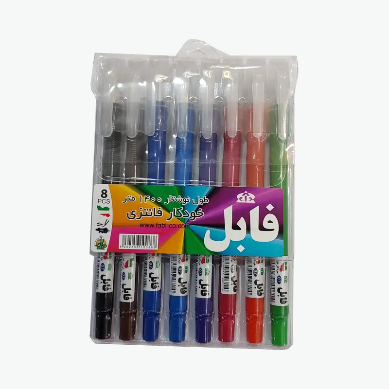 خودکار فانتزي فابل 8 رنگ  – قطر نوشتاری 0.7 میلی متر