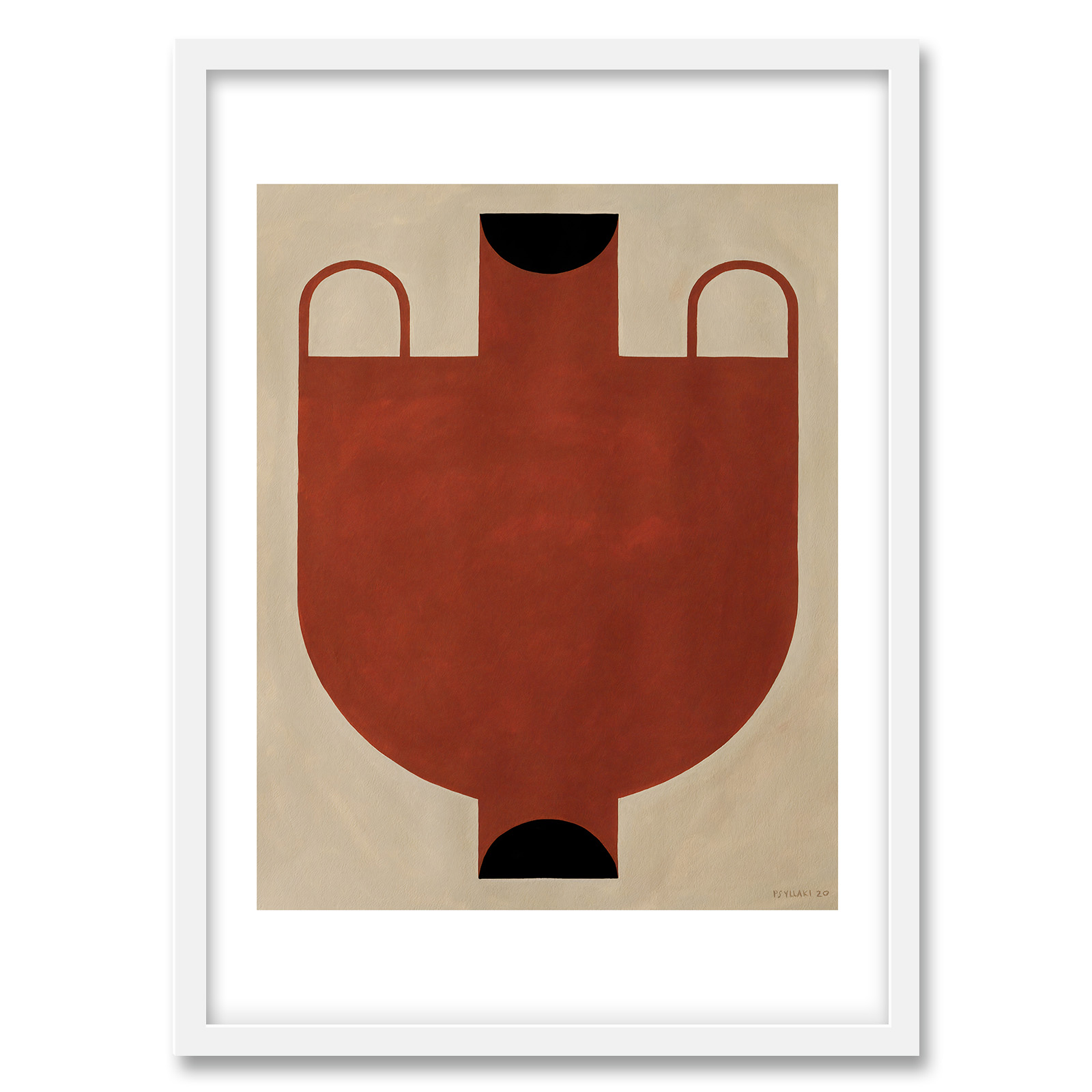 تابلو فورنیمو مدل گلدان ابسترکت و مینیمال اسکاندیناوی کد 103W