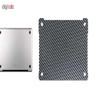 برچسب پوششی ماهوت مدل Silver Carbon مناسب برای لپ تاپ اپل Macbook Pro 2016 15inch Retina