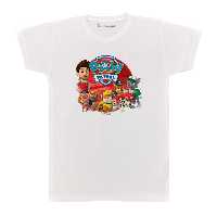 تی شرت بچگانه پرمانه طرح سگ های نگهبان کد pmt.5912