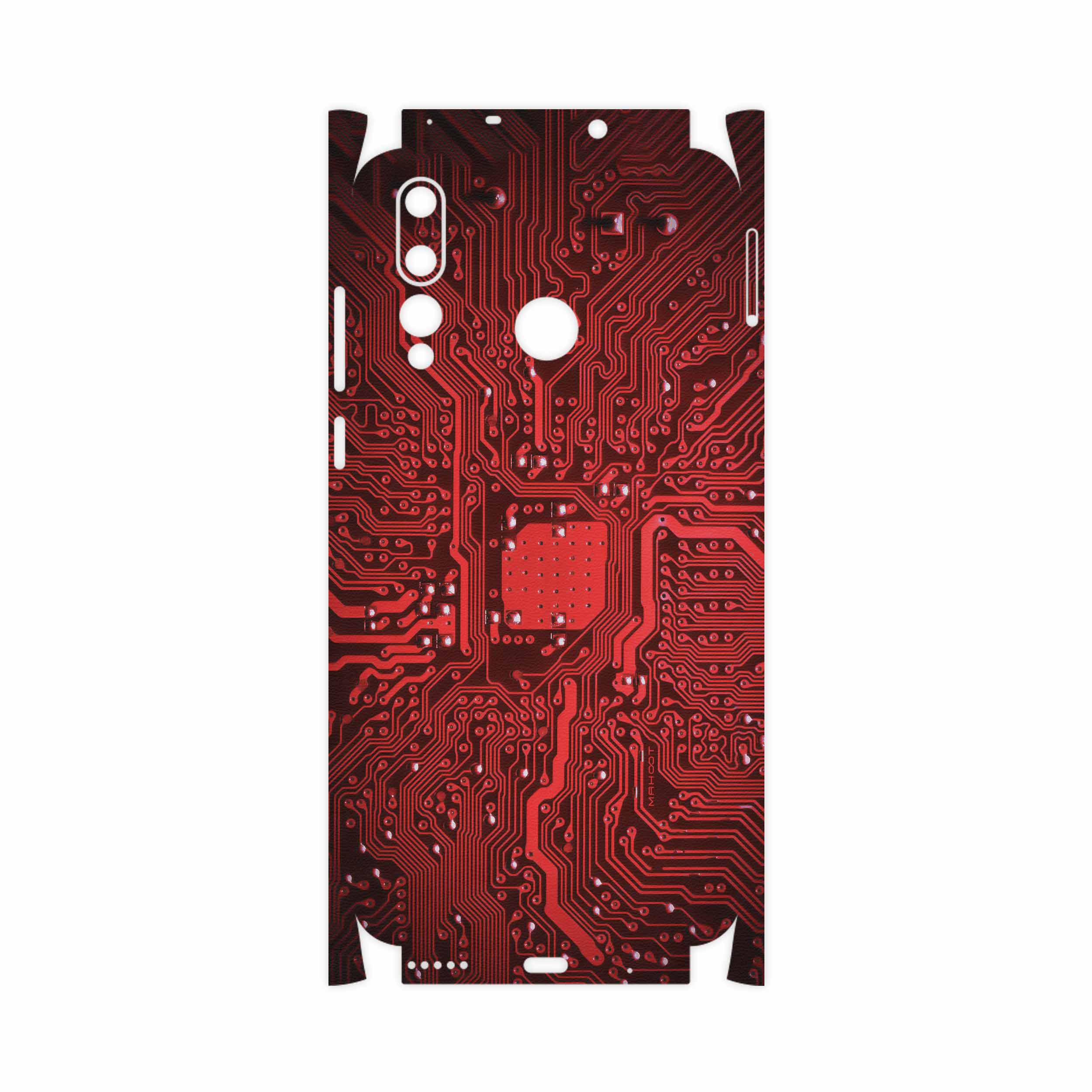 برچسب پوششی ماهوت مدل Red Printed Circuit Board-FullSkin مناسب برای گوشی موبایل هوآوی Nova 4