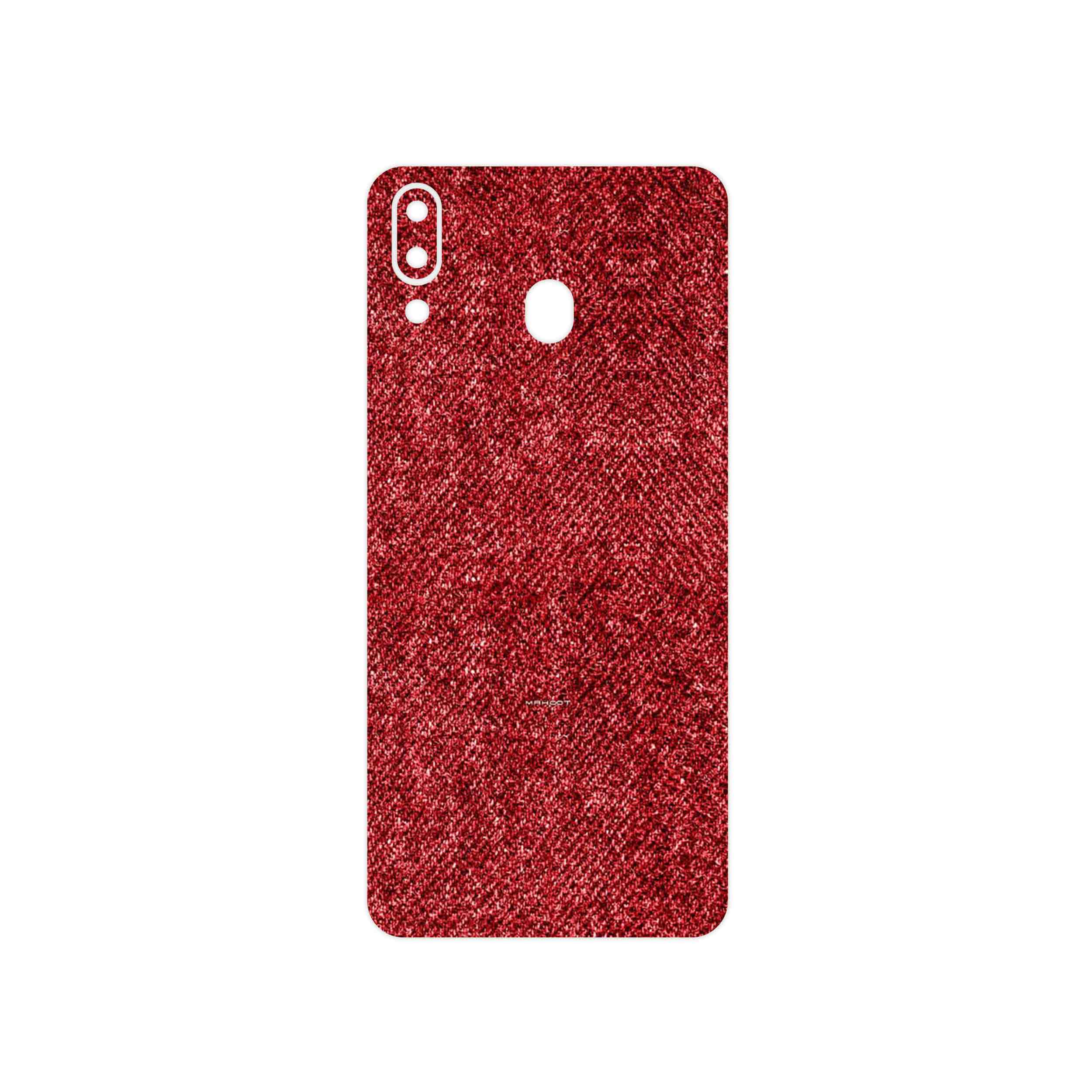 برچسب پوششی ماهوت مدل Fabric Texture 4 مناسب برای گوشی موبایل سامسونگ Galaxy M20