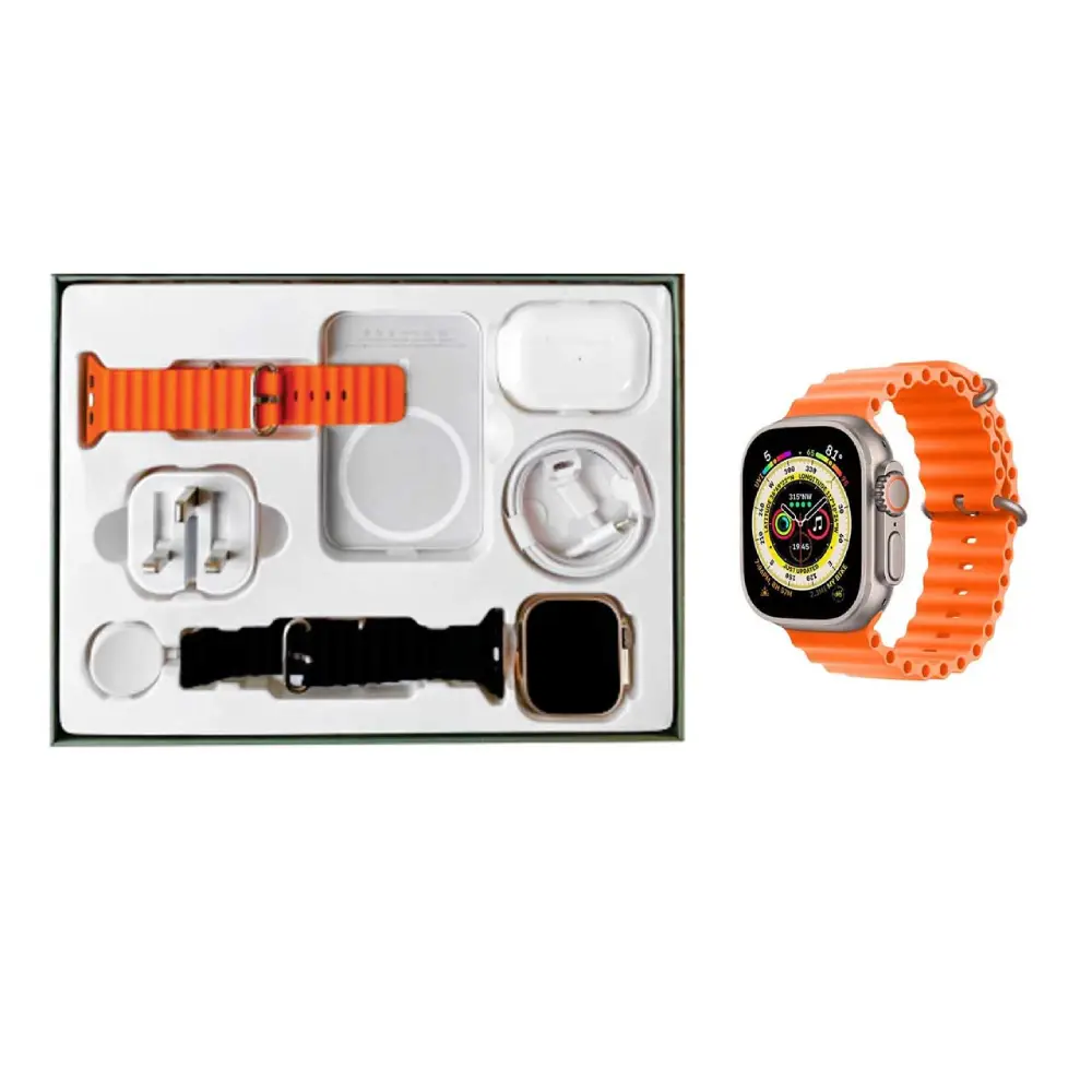 پک ساعت هوشمند مدل P10 - مشکی به همراه ایرپاد