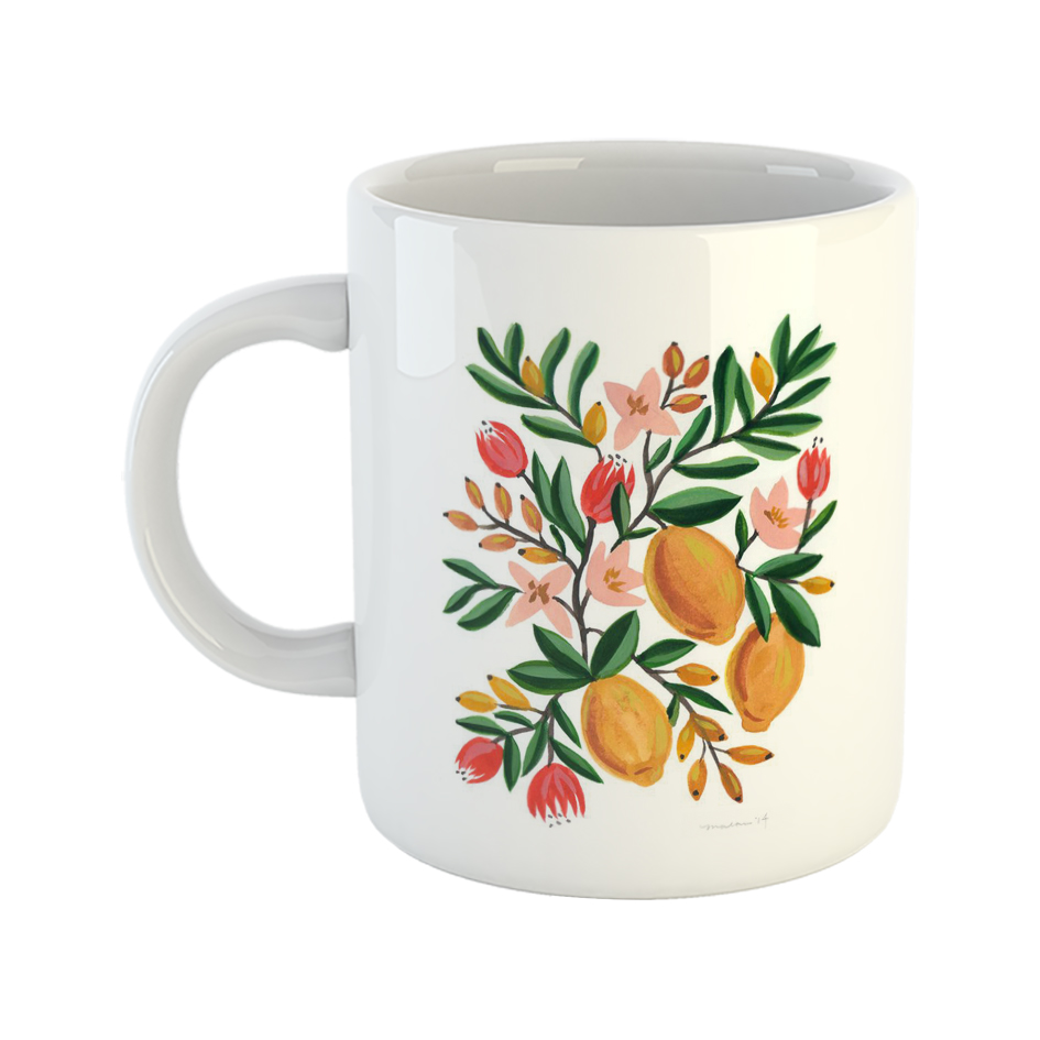 ماگ طرح طبیعت مدل لیمو